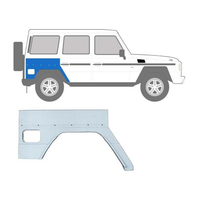 5 DRZWI REPERATURKA BŁOTNIKA TYLNEGO